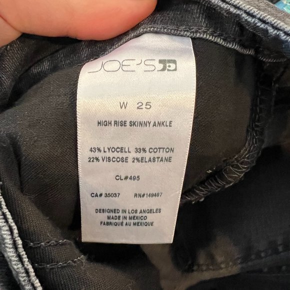Joe's Jeans High Rise Skinny Ankle in dark grey - Picture 6 of 6